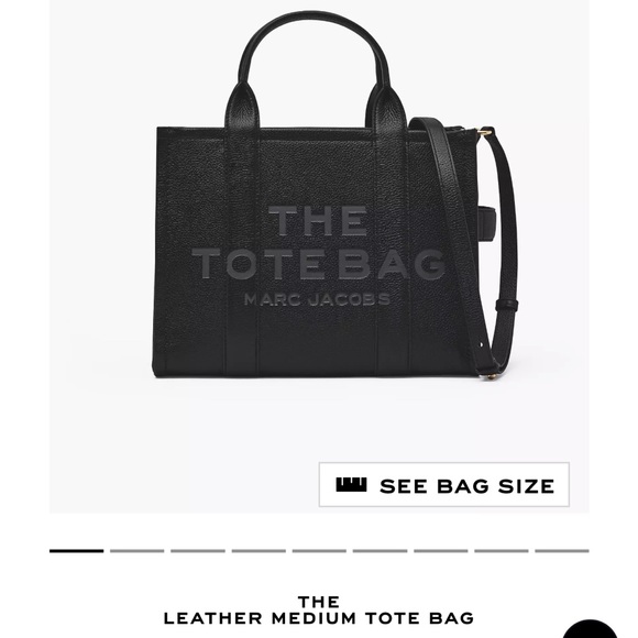 Marc Jacobs The Tote Bag Leather Black - Picture 6 of 10